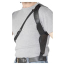 Shoulder Holster Black Leather Look Adult Costume Accessory 1