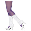 Legwarmers Adult White 80s Disco Costume Accessory 1