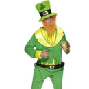 Leprechaun Costume Green Jumpsuit Jacket Hat and Ginger Beard 2