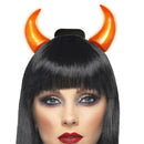Light Up Devil Horns Adult Red 1