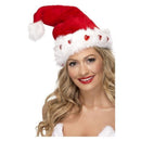 Light Up Santa Hat Adult Red 2