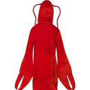 Lobster Costume Adult Red Bodysuit Hood 2