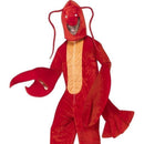 Lobster Costume Adult Red Bodysuit Hood 1