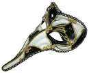 Loki Mask Black and White Masquerade Venetian 1