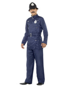 London Bobby British Cop Costume Adult Blue 3