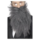 Long Beard and Tash Adult Grey Costume Hair Accessory 1