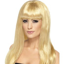 Long Blonde Babelicious Adult Wig with Fringe 1
