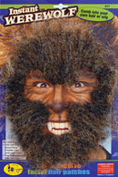 Mens Instant Werewolf Face Hair Kit Miscellaneous Disguises Male Halloween Costume_1 MD151