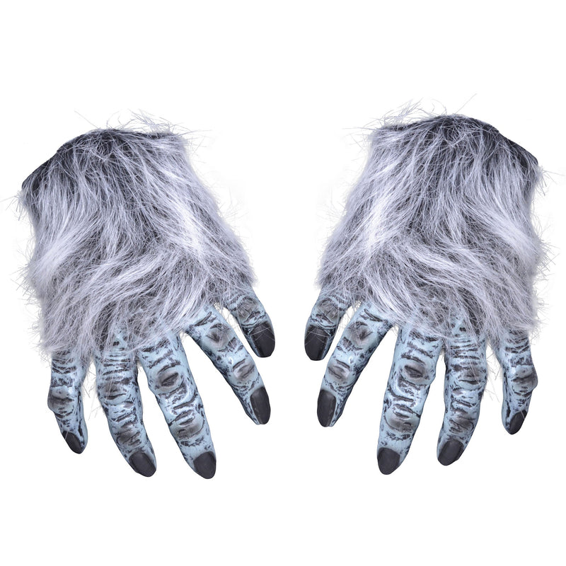 Mens Hairy Hands Grey Miscellaneous Disguises Male Halloween Costume_1 MD225