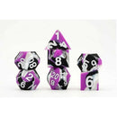 16mm Pride Sharp Edge Silicone Rubber Poly Dice Set Asexual Gaymers Pride FanRoll Gaming Accessory by Metallic Dice 1