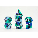 FanRoll: Gaymers Pride: 16mm Pride Sharp Edge Silicone Rubber Poly Dice Set - Gay Men 1