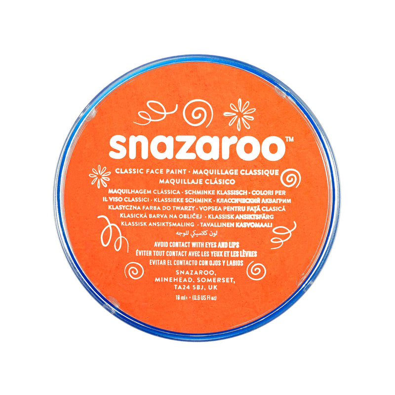 Snazaroo Tub Orange_1 MU065