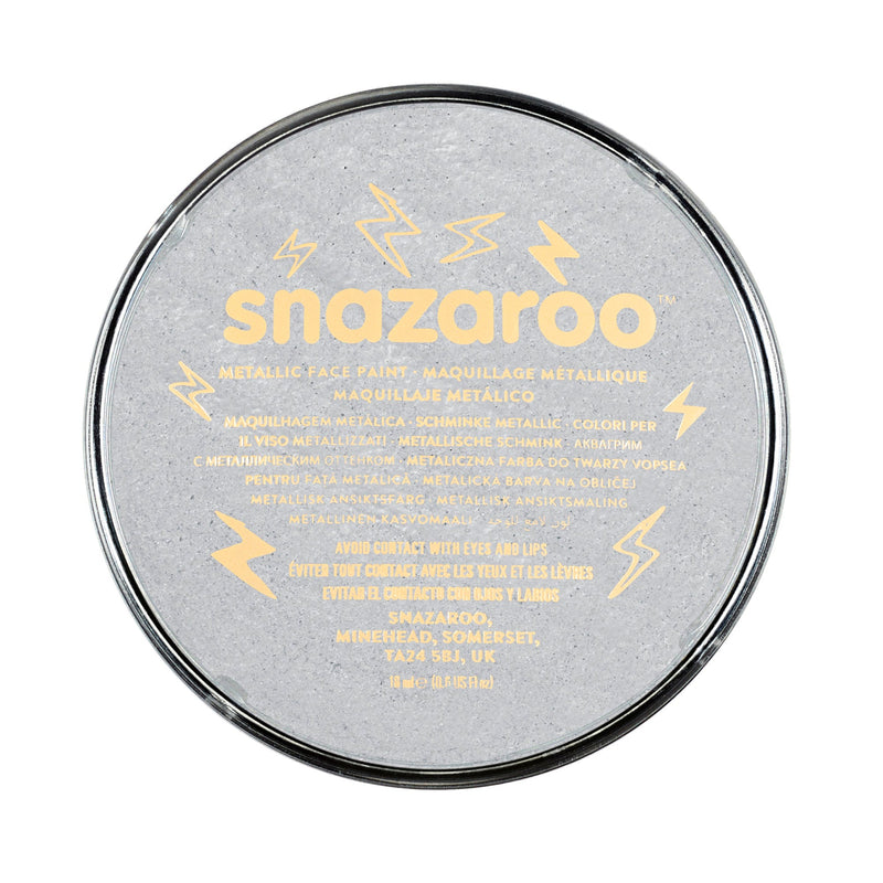 Snazaroo Silver 18ml Tubs Make Up Unisex X 5 Pack_1 MU075