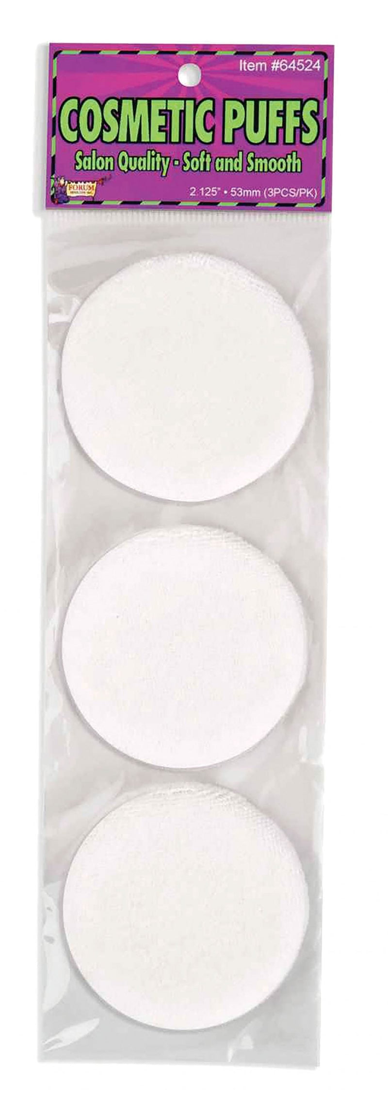 Cosmetic Puffs 3 In Pkt White Make Up Unisex_1 MU077