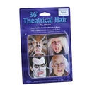 Theatrical Hair 36" Grey Make Up Unisex_1 MU125