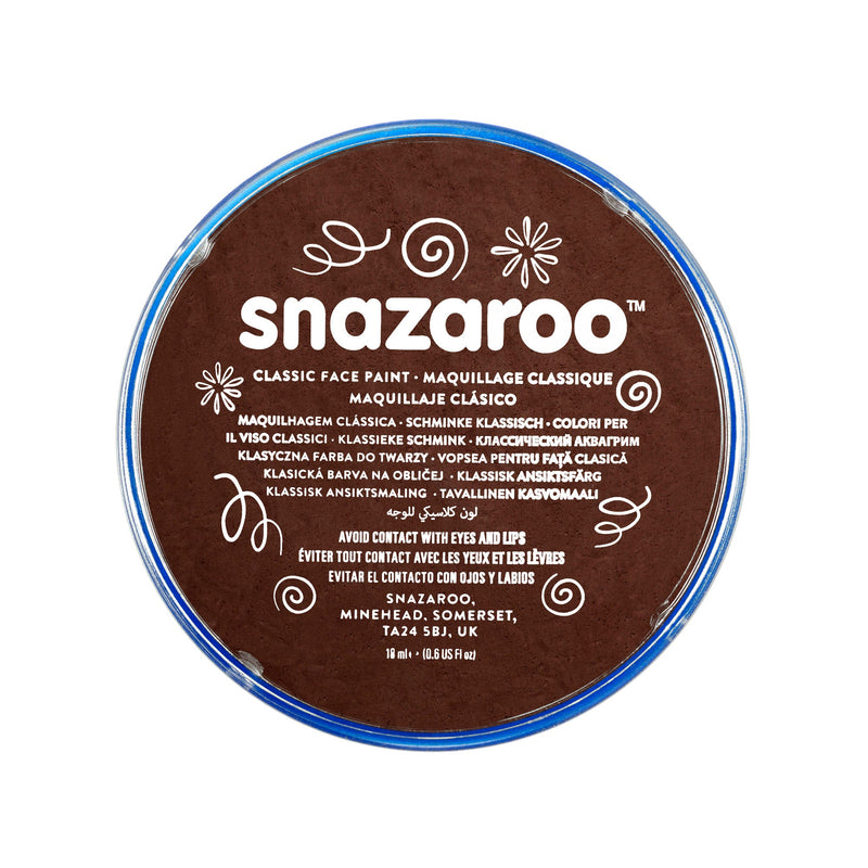 Snazaroo Dark Brown 18ml Tub Make Up Unisex 18 Ml_1 MU207