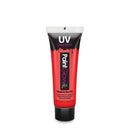 UV Neon Face + Body Paint Red 10ml Make Up Unisex_1 MU254