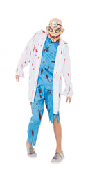 Mad Surgeon Coat Tousers + Mask Adult Costume Male Chest Size 44" 1