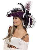 Marauding Pirate Hat Fever Adult Purple 2