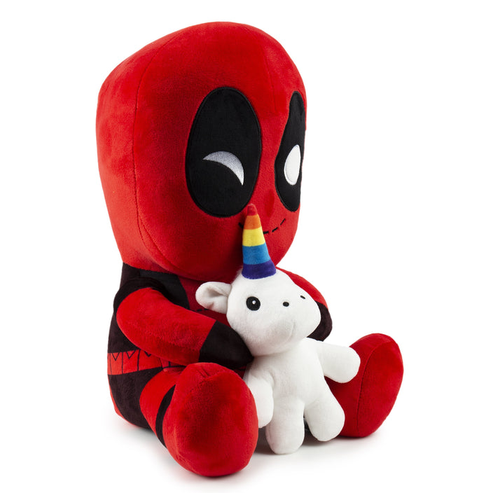 Marvel Deadpool Riding A Unicorn Hugme Vibrating 16 Inch Plush_5