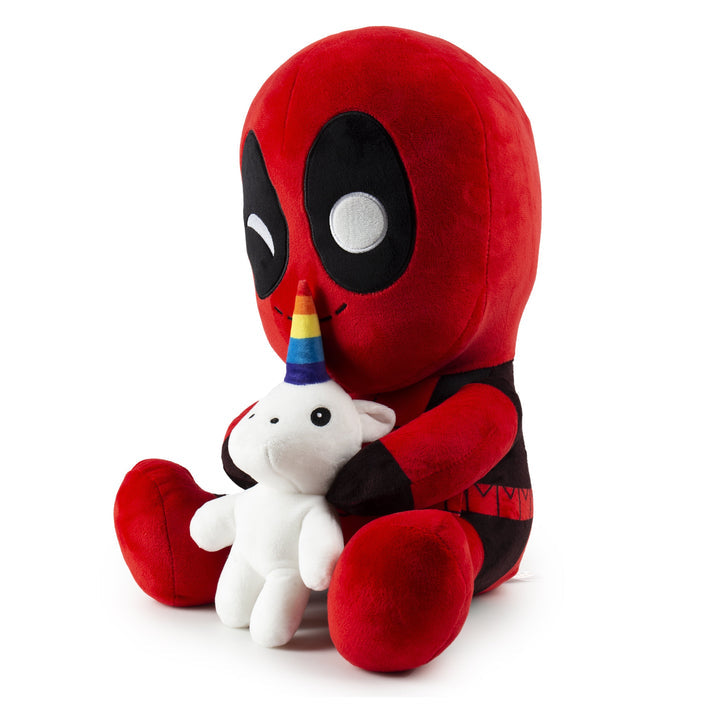 Marvel Deadpool Riding A Unicorn Hugme Vibrating 16 Inch Plush_8