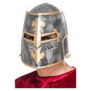 Medieval Crusader Helmet Adult Silver Moveable Face Shield 3