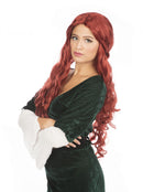 Medieval Lady Wig Long Auburn 1