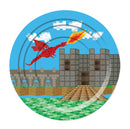 Medieval Minecraft Paper Plate 22cm Pack of 8 1