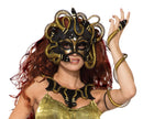 Medusa Greek Monster Snake Mask Gold 1