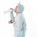 Mens Baby Sleepsuit Blue Adult Costume Male Halloween 4