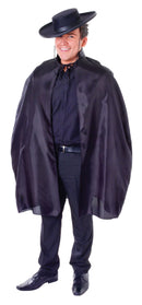 Mens Bandit Cape With Collar Adult Costume Male Halloween 1