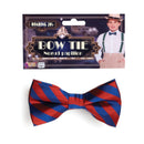 Mens Bow Tie Sriped Red Blue Costume Accessories Male Halloween 1