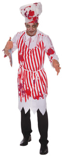 Mens Butcher Bloody Adult Costume Male Chest Size 44" Halloween 1
