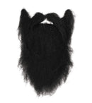Mens Character Beard Black Large Moustaches and Beards Male Halloween Costume 1