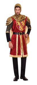 Mens Crusader Red Adult Costume Male Halloween 1