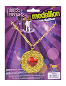 Mens Elvis Medallion Gold Costume Accessories Male Halloween 1