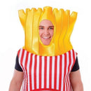 Mens French Fries Adult Costume Male Chest Size 44" Halloween 1