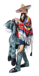 Mens Hey Amigo Mexican On Horseback Adult Costume Male Halloween 1