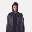 Mens Hooded Cape Satin 142cm Adult Costume Male Halloween 1