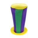 Mens Mad Hatter Tall Hat Purple Green Yellow Hats Male Halloween Costume 1