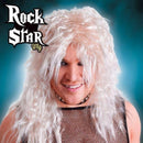 Mens Male Blonde Rock Star Wig Wigs Halloween Costume 2