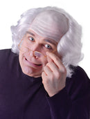 Mens Old Man Wig White Hair Wigs Male Halloween Costume 1