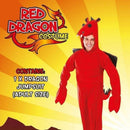 Mens Red Dradon Adult Costume Male Halloween 2