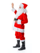 Mens Santa Costume Fur 6