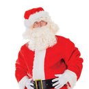 Mens Santa Suit Plush Deluxe Adult Costumes Male 1