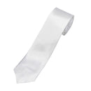 Mens Skinny Tie White Costume Accessories Male Halloween 1