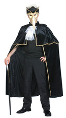 Mens Venetian Cape Adult Costume Male Halloween 1