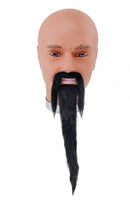 Mens Wizard Bead + Tash Black Moustaches and Beards Male Halloween Costume 1