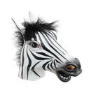 Mens Zebra Mask Rubber Masks Male Halloween Costume 1