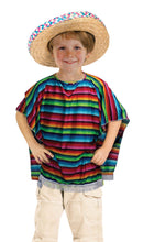 Mexican Poncho Childrens Costume 1